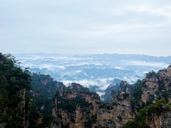 张家界杨家界景区图片图片