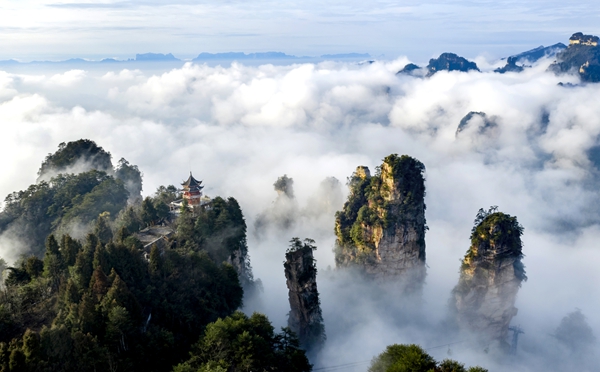 张家界武陵源：奔赴一场音乐节 邂逅一座山水城