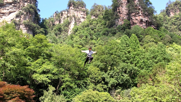 张家界武陵源成武侠片取景胜地，“仙侠气质”受到影视圈青睐