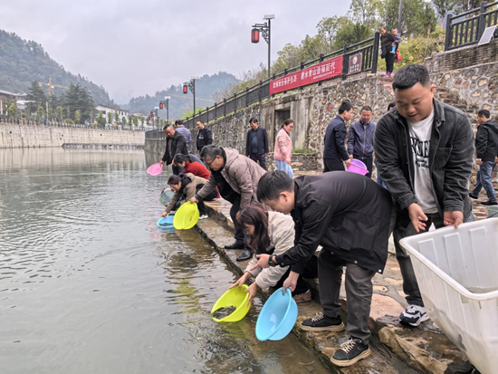 张家界市武陵源区开展2025年人工增殖放流活动