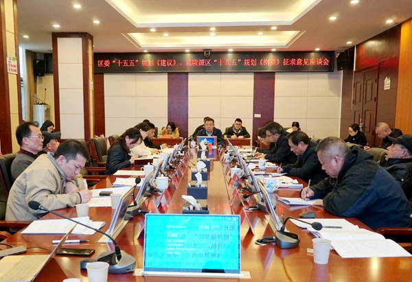 武陵源区召开“十五五”规划编制征求意见座谈会