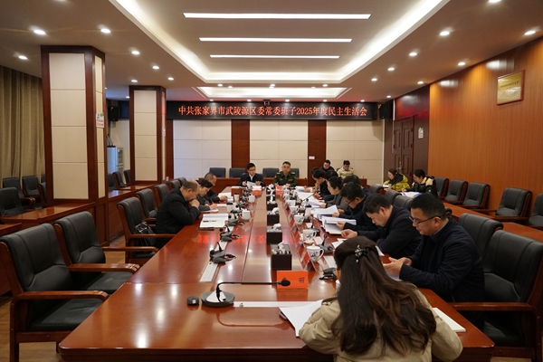 区委常委班子2025年度民主生活会召开